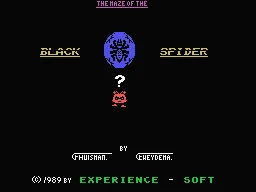 Maze Of The Black Spider, The box art