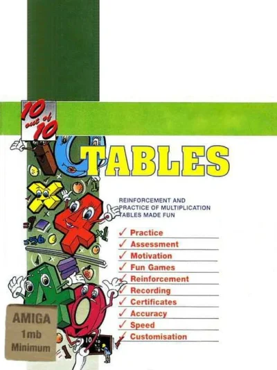 10 out of 10: Tables box art