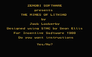 Mines Of Lithiad, The box art