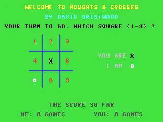Noughts & Crosses box art