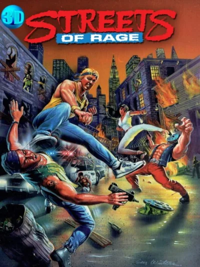 3D Streets of Rage box art