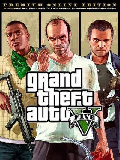 Grand Theft Auto V: Premium Online Edition box art