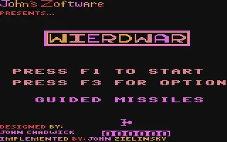 Wierd War box art