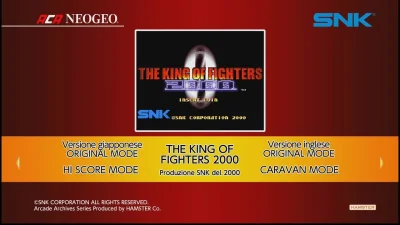 Aca Neogeo The King Of Fighters 2000 box art