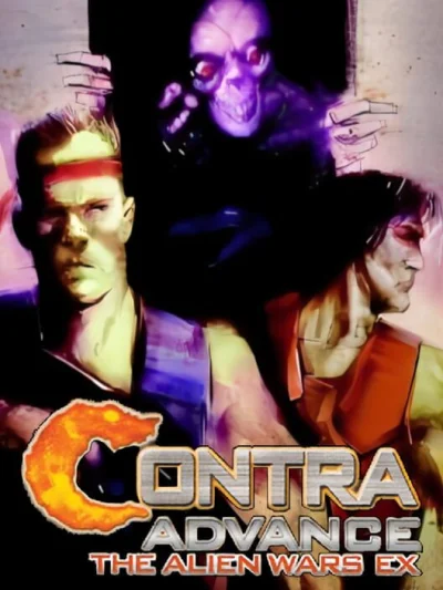 Contra Advance: The Alien Wars EX box art