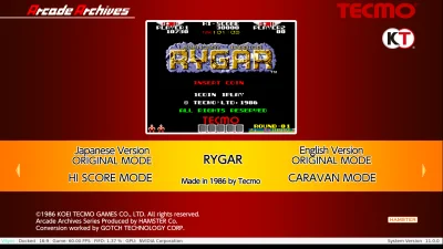 Arcade Archives Rygar box art