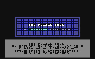 The Puzzle Page #077 box art