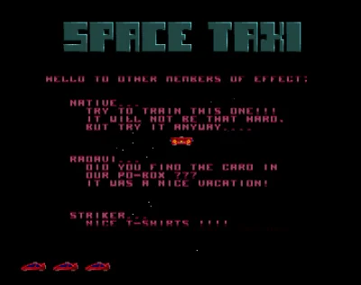 Space Taxi box art