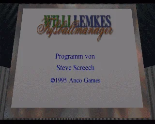 Willi Lemke's Fussballmanager box art