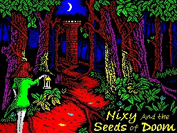 Nixy and the Seeds of Doom box art