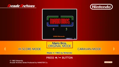 Arcade Archives Mario Bros. box art