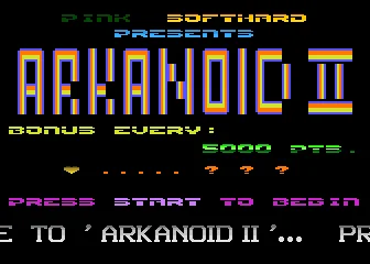 Arkanoid II box art