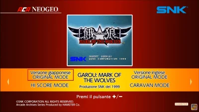 Aca Neogeo Garou - Mark Of The Wolves box art
