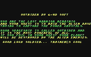 Outrider box art