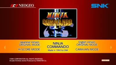 Aca Neogeo Ninja Commando box art