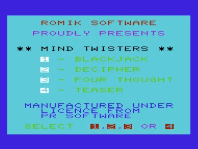 Mind Twisters box art