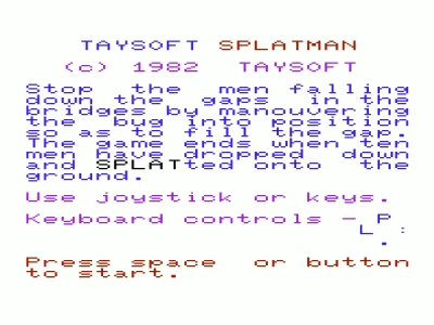 Splatman box art