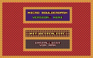 Micro Boulderdash Mini box art