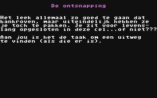 De Ontsnapping box art