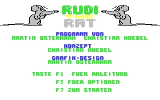 Rudi the Rat box art