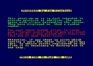 Invadders box art