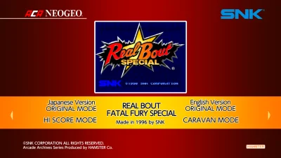 Aca Neogeo Real Bout Fatal Fury Special box art