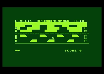 Fake Frogger! box art