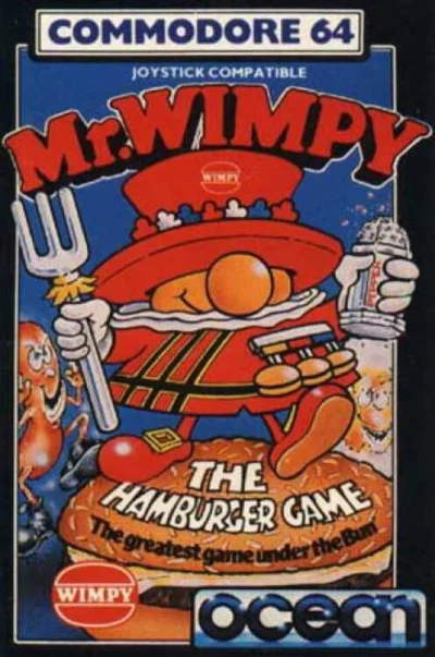 Mr. Wimpy: The Hamburger Game box art