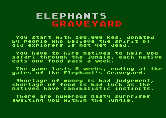 Elephant's Graveyard box art