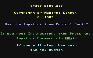 Space Blockade box art