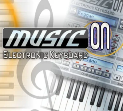 Music on - Electronic Keyboard box art