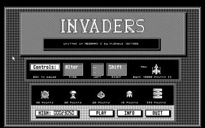 Invaders box art