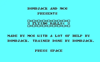 Flying Balls box art