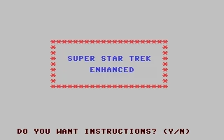Super Star Trek Enhanced box art