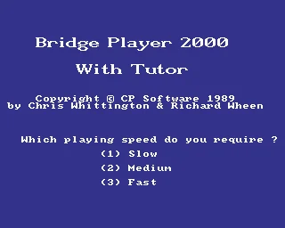 Bridge Player 2000 box art