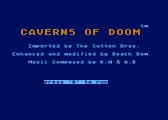 Caverns of Doom box art