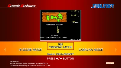 Arcade Archives Ikki box art