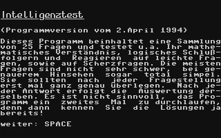 Intelligenztest box art