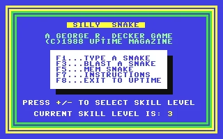 Silly Snake box art