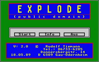 Explode Game box art