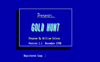 Gold Hunt box art