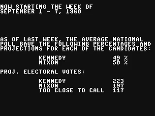 President Elect - 1984 Edition box art