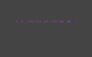 Caverns of Terror box art