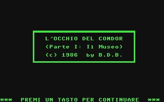 Terry Jones : L'Occhio del Condor : Il Museo box art