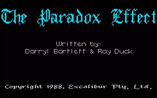 Paradox Effect, The box art