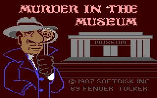 Murder in the Museum box art
