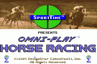Omni-play Horse Racing box art