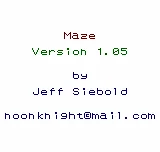 Maze box art