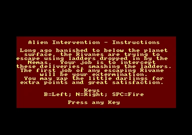 Alien Intervention box art