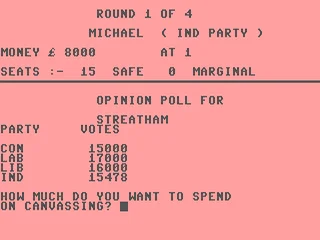 The Election Game box art